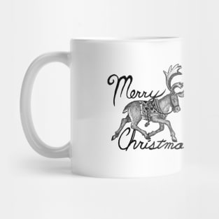 Merry Christmas Reindeer Mug